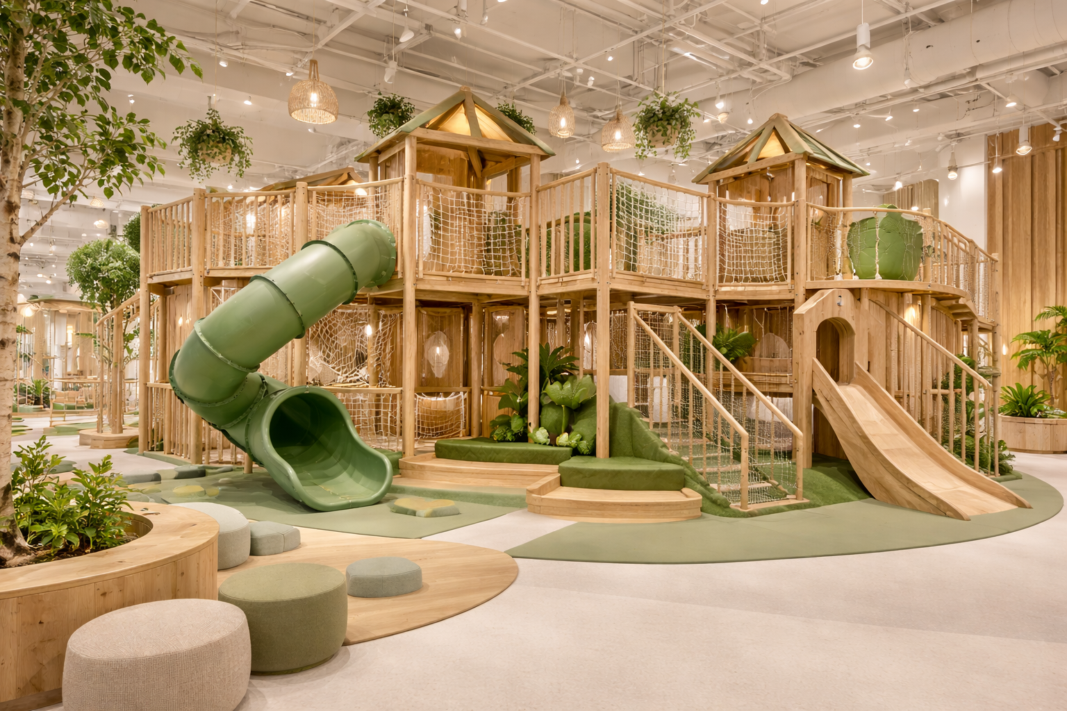 Jungle gym area